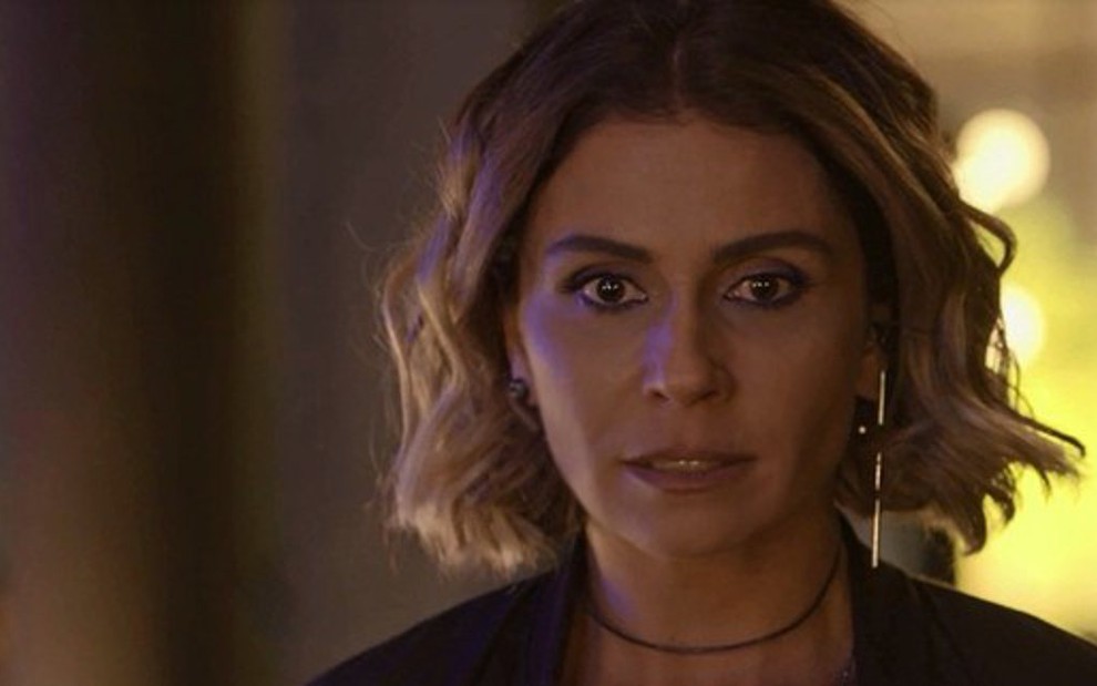 Luzia (Giovanna Antonelli) ficará em pânico com medo de ser desmascarada nesta segunda (9)  - Fotos: Reprodução/TV Globo