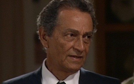 O ator Nelson Xavier em cena da novela Senhora do Destino, de 2004, como Sebastião - Fotos Divulgação/TV Globo