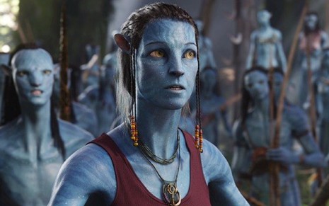 A atriz Sigourney Weaver em cena do filme Avatar, de James Cameron, lançado em 2009  - Divulgação/20th Century Fox