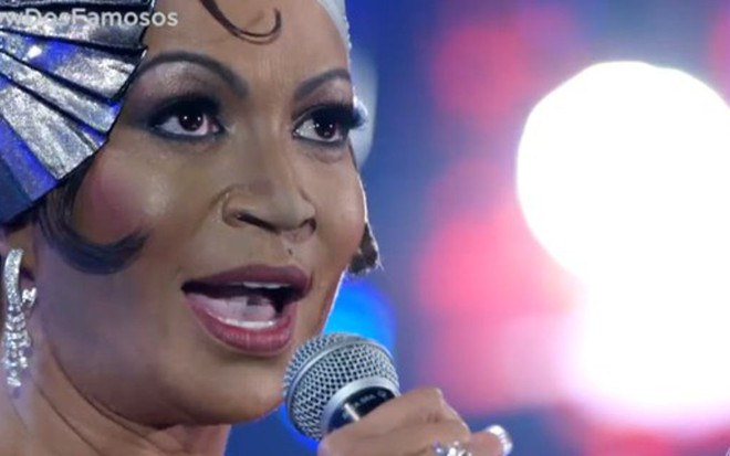 Solange Almeida foi um dos assuntos mais comentados no Twitter ao interpretar Whitney Houston - REPRODUÇÃO/GLOBO