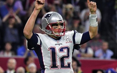 Tom Brady, marido de Gisele Bündchen, celebra sua quinta vitória no Super Bowl - Divulgação/NFL