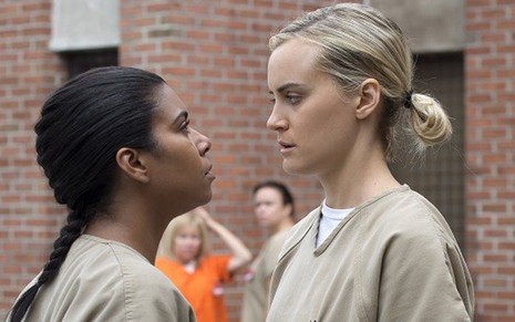 As atrizes Jessica Pimentel e Taylor Schilling discutem em trailer da 4ª temporada de Orange  - Divulgação/Netflix