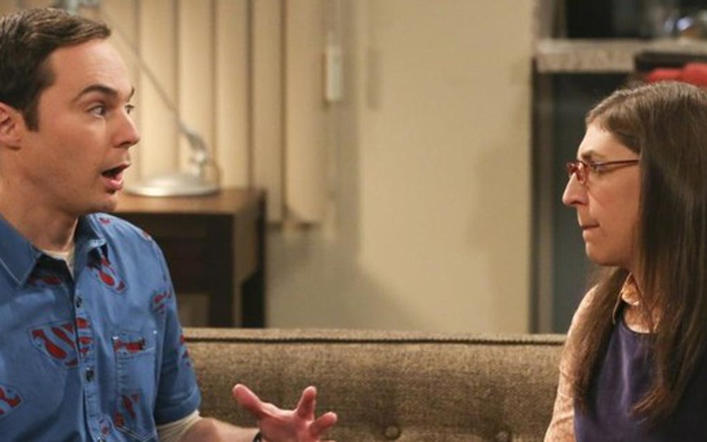 Jim Parsons e Mayim Bialik na 11ª temporada de Big Bang Theory; comédia chegará ao fim em 2019 - Divulgação/CBS