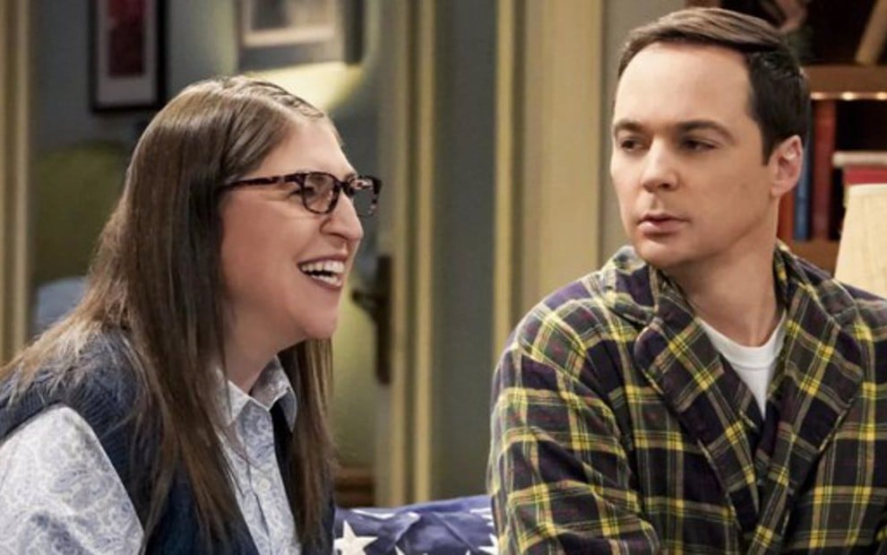 Mayim Bialik e Jim Parsons na 12ª temporada de Big Bang Theory; comédia nerd acaba em 16 de maio - Divulgação/CBS