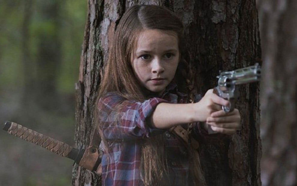 Cailey Fleming na nona temporada de Walking Dead: ela é a 19ª atriz a interpretar Judith Grimes - Imagens: Divulgação/AMC