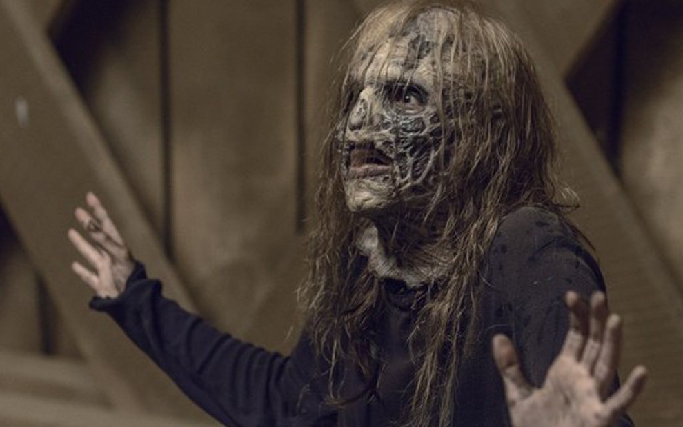 Cassady McClincy estreou em The Walking Dead no último domingo (10), na pele da sussuradora Lydia - Divulgação/AMC