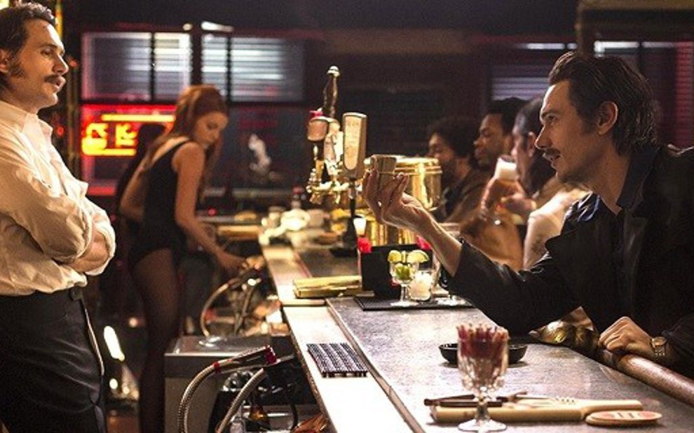 O ator James Franco interpreta gêmeos nova-iorquinos em The Deuce, nova série da HBO - Imagens: Divulgação/HBO