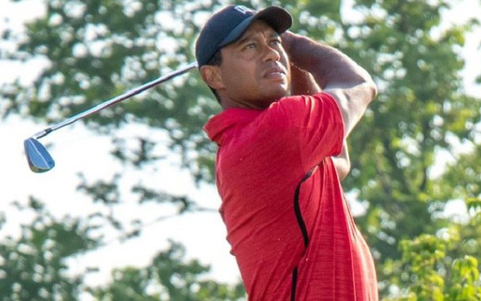 O golfista Tiger Woods durante torneio do PGA Tour realizado na última semana, no Estado de Ohio - Divulgação/PGA