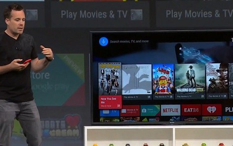 Apresentação da TV Android, que está à venda no Brasil; aparelho tem navegação simples  - Fotos Reprodução