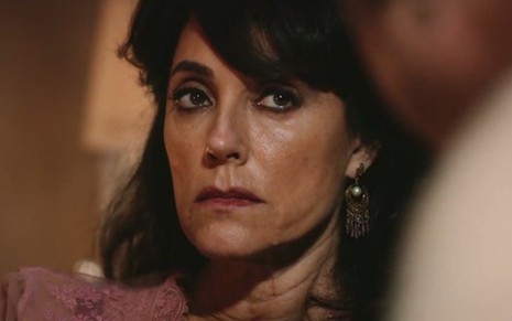 Christiane Torloni (Iolanda) desprezará o marido durante briga em Velho Chico, da Globo   - Reprodução/TV Globo