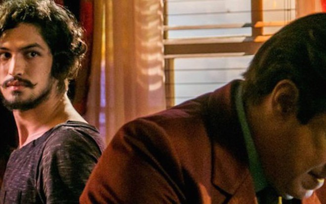 Gabriel Leone (Miguel) e Antonio Fagundes (Afrânio) vão romper em Velho Chico, da Globo - Reprodução/TV Globo