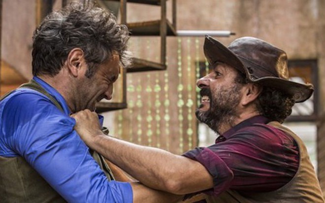 Domingos Montagner (Santo) ficará na mira de Marcos Palmeira (Cícero) em Velho Chico  - Fotos Divulgação/TV Globo