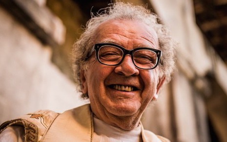 O ator Umberto Magnani teve um derrame cerebral no dia em que completava 75 anos - Caiuá Franco/TV Globo
