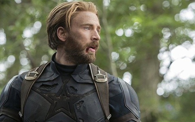 Chris Evans, o Capitão América, em cena do filme Vingadores: Guerra Infinita, lançado neste ano - Divulgação/Walt Disney Studios