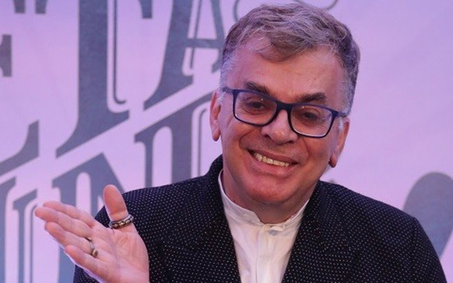 Walcyr Carrasco na apresentação de Eta Mundo Bom! à imprensa, em janeiro - Paulo Belote/TV Globo
