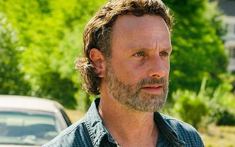 O ator Andrew Lincoln em cena do episódio de Walking Dead exibido ontem (13) - Divulgação/AMC