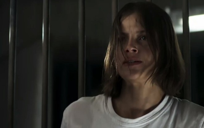 A atriz Agatha Moreira no capítulo de A Dona do Pedação exibido na última quarta-feira (13)