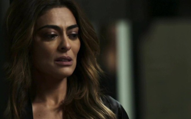 A atriz Juliana Paes em cena na novela das nove da TV Globo, A Dona do Pedaço, em que interpreta Maria da Paz