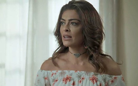 Juliana Paes (Bibi) em cena de A Força do Querer; estudante socorrerá noiva do ex-namorado - Reprodução/TV Globo
