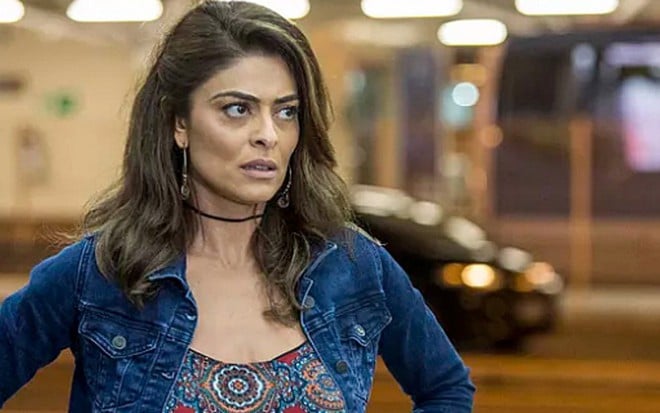 Juliana Paes (Bibi) em A Força do Querer; manicure cometerá crime para ajudar o marido - Reprodução/TV Globo