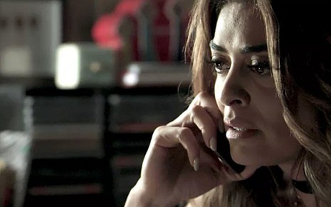 Juliana Paes (Bibi) em cena de A Força do Querer; Perigosa cairá em escuta do ex-noivo - Reprodução/TV Globo