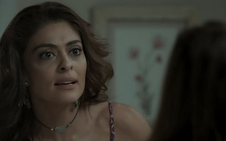 Juliana Paes (Bibi) em A Força do Querer; estudante recusará conselho para largar o marido - Reprodução/TV Globo