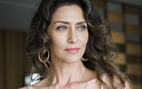 Joyce, personagem de Maria Fernanda Cândido, tem estilo clássico e sexy - João Miguel Júnior/TV Globo