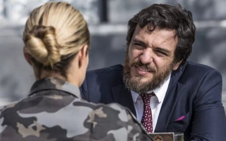 Rodrigo Lombardi (Caio) em A Força do Querer; advogado acreditará que foi salvo por Jeiza - Fábio Rocha/TV Globo