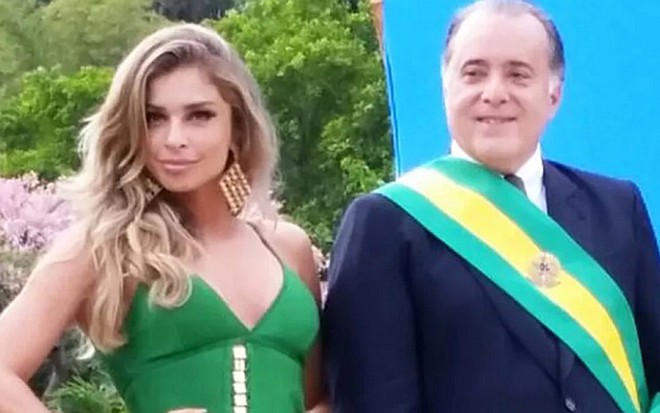 Grazi Massafera (Luciane) e Tony Ramos (Roberval Mendes) em cena final de A Lei do Amor - Silvia Moreiras/TV Globo