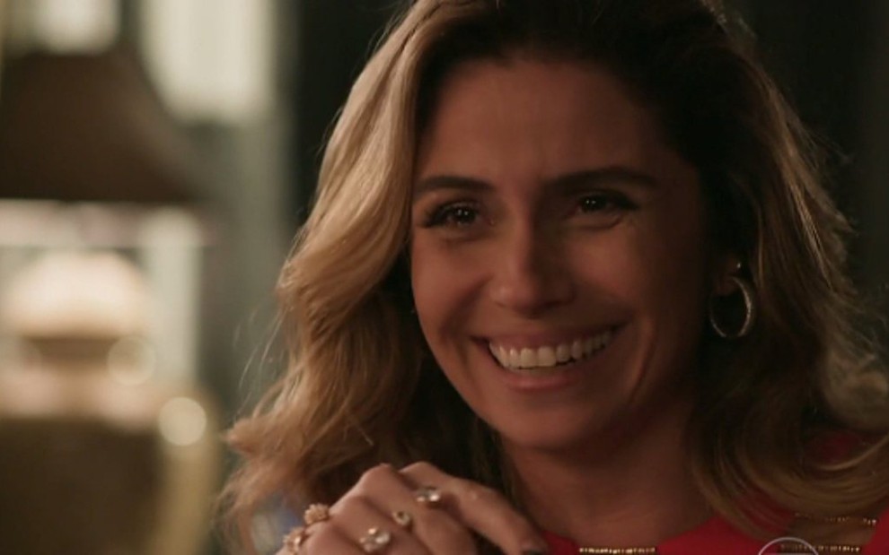 Giovanna Antonelli (Atena) em cena de A Regra do Jogo, novela das nove da Globo - Reprodução/TV Globo