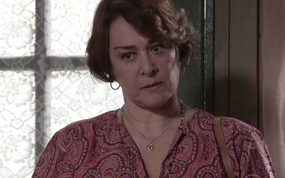 Nívea Maria (Zilda) em cena de Além do Tempo, novela das seis da Globo - Reprodução/TV Globo