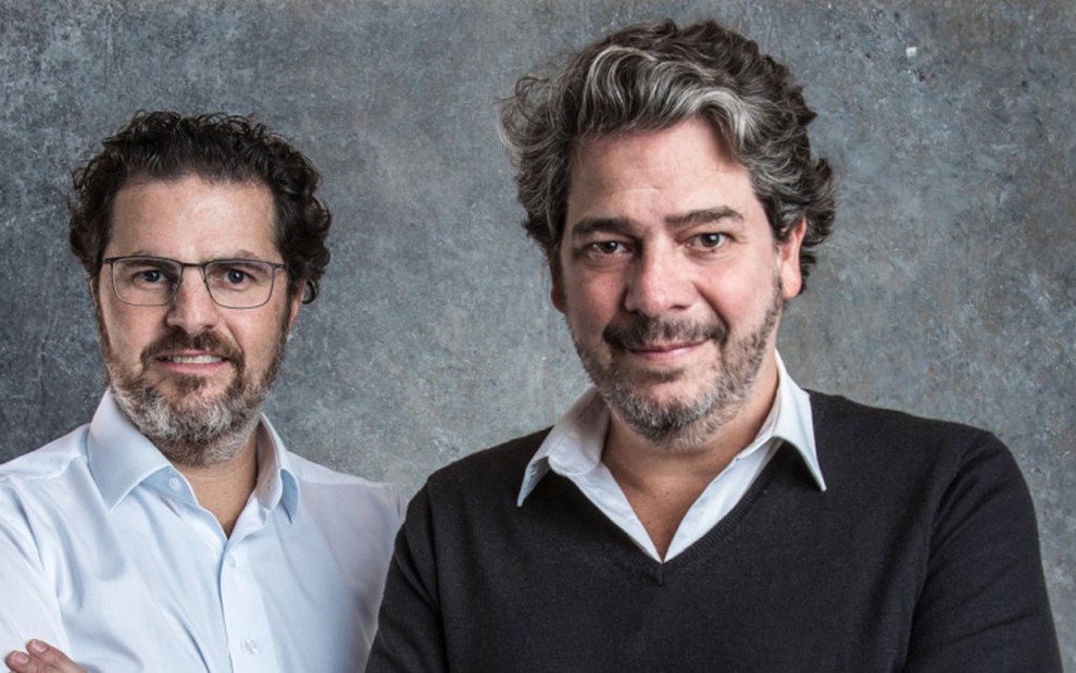 Alexandre Grynberg (à esq) e Eduardo Schaeffer, diretores do novo time do Grupo Globo - Sérgio Zalis/TV Globo