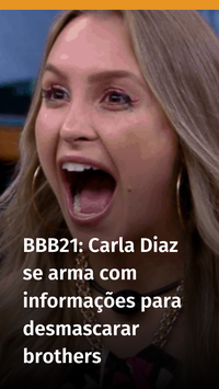 BBB21: Viih Tube é desmascarada por Carla Diaz no quarto secreto e atriz promete caos no jogo