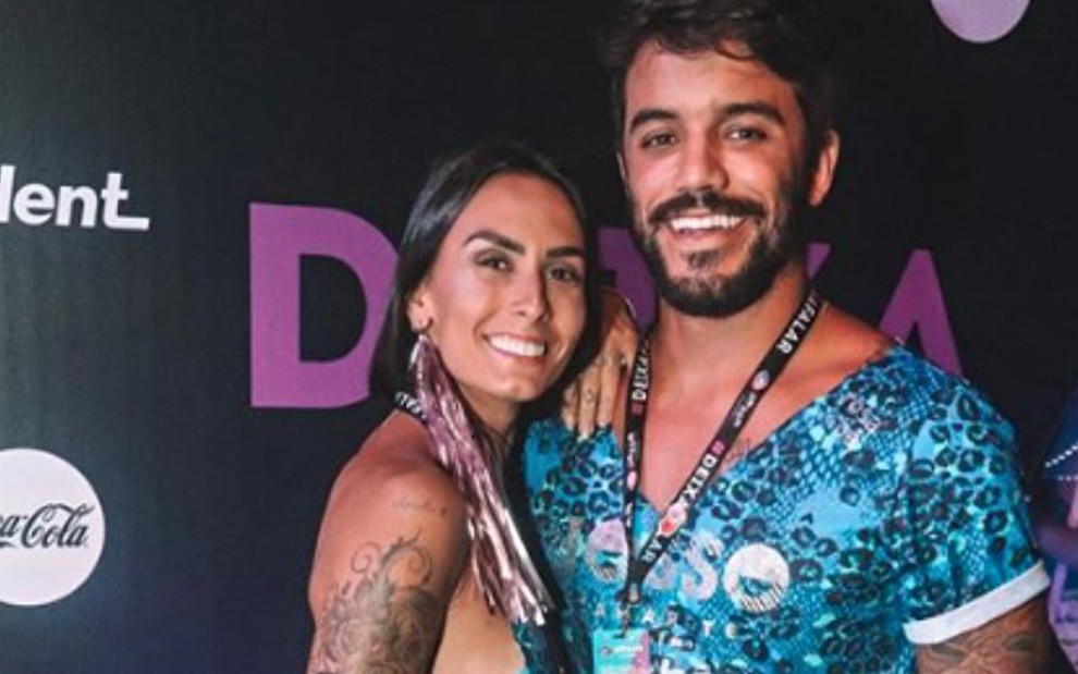 Ana Clara Maia e André Coelho no Carnaval deste ano; o casal participará do Power Couple, na Record - Reprodução/Instagram