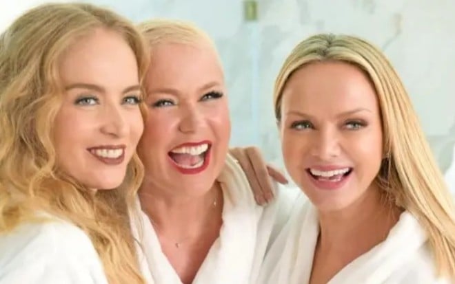 Angélica (à esq.), Xuxa Meneghel e Eliana em campanha publicitária lançada nesta quarta-feira (24) - DIVULGAÇÃO/EUDORA