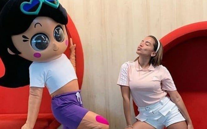 Personagem Anittinha e cantora Anitta; animação infantil concorre a prêmio internacional  - REPRODUÇÃO/INSTAGRAM