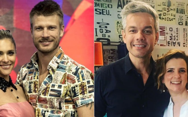 Fernanda Lima, Rodrigo Hilbert, Otaviano Costa e Micaela Góes se deram bem como apresentadores - Renato Rocha Miranda/TV Globo e Reprodução/Instagram