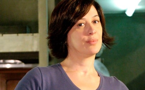 Clauda Raia caracterizada como Donatela, sua personagem protagonista na novela A Favorita (2008)