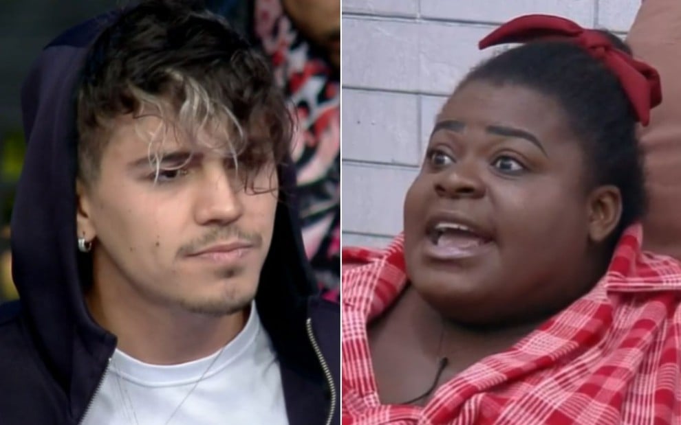 Montagem com Biel e Jojo Todynho em A Fazenda 12