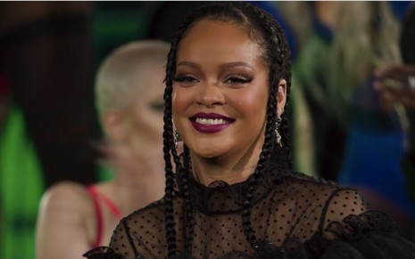 A cantora e empresária Rihanna em seu show Savage x Fenty Vol. 2, disponível no Prime Video