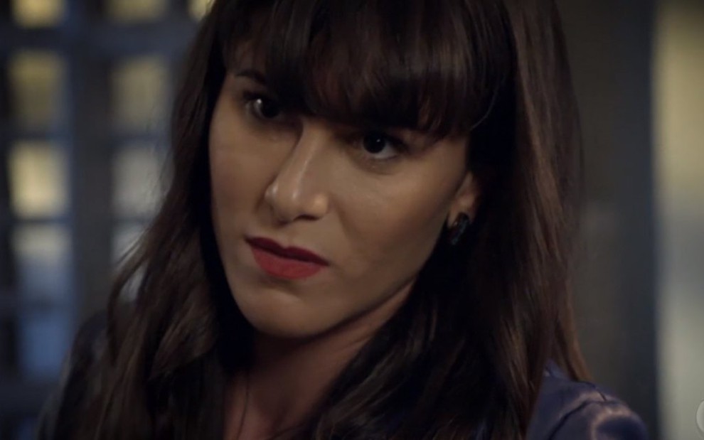 A atriz Dani Moreno em cena como Furacão em Amor Sem Igual