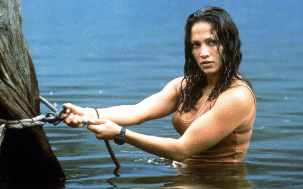 Jennifer Lopez em cena de Anaconda (1997)
