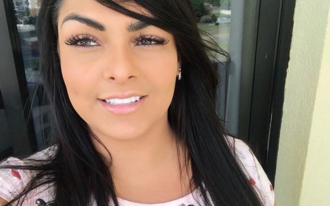 Andressa Soares, a Mulher Melancia, em foto para seu Instagram em setembro de 2018