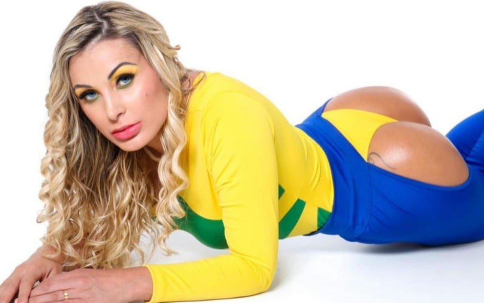 Andressa Urach em ensaio para o Miss Bumbum 2021