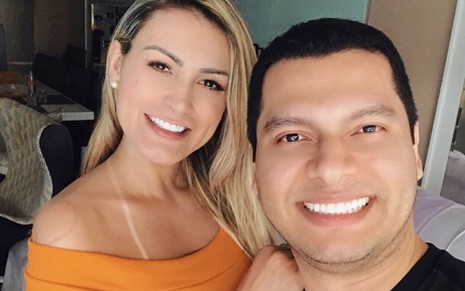 Andressa Urach e Thiago Lopes em foto publicada no Instagram em 20 de dezembro de 2020