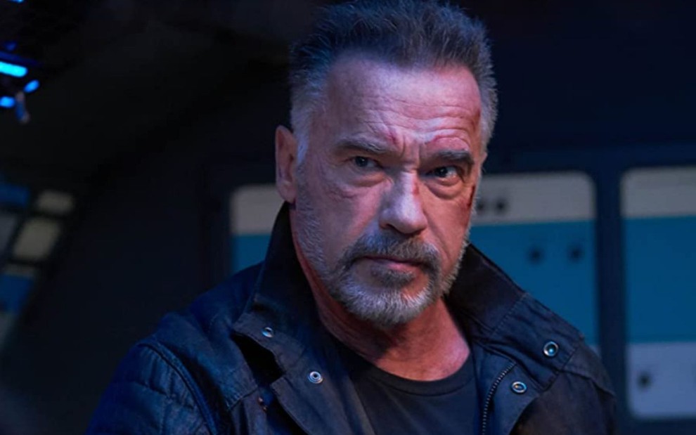 Arnold Schwarzenegger em cena do filme O Exterminador do Futuro: Destino Sombrio (2018)