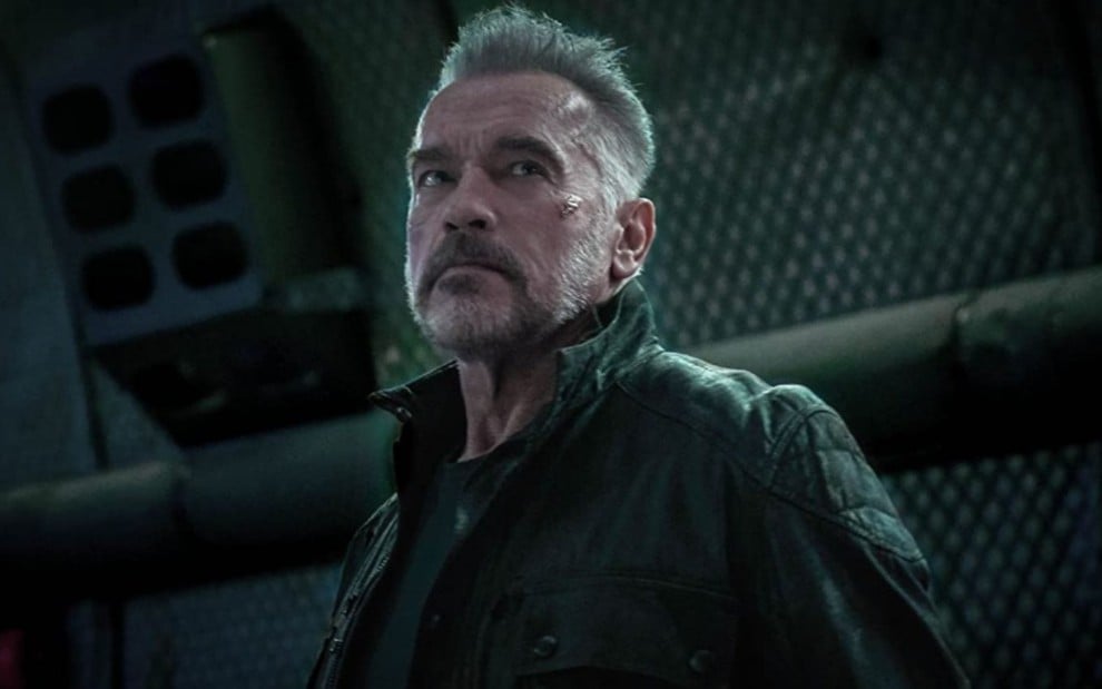 Arnold Schwarzenegger em cena do filme O Exterminador do Futuro: Destino Sombrio (2019)