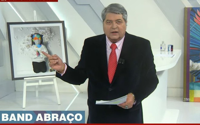 Imagem de José Luiz Datena na edição especial do Brasil Urgente