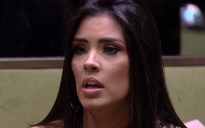 Eliminada, Ivy Moraes em uma de suas últimas participações na sala do BBB20