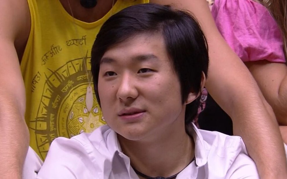 Pyong Lee em uma de suas últimas participações na sala do BBB20